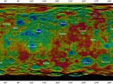 Color-coded map reveals landscapes on Ceres