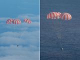 Orion's parachutes performed flawlessly during last December's test flight