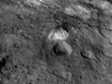Another view of Ceres' conical mountain
