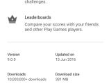 Play Store shows new download size of APK