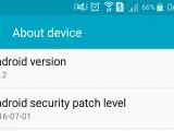 Android security patch level string