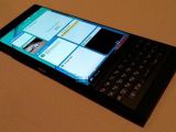 BlackBerry Venice, multi-apps screen