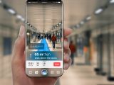 Concept of Siri offering directions using AR