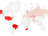 Heat map of WebCobra infections