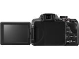 Black Nikon COOLPIX P610 LCD view