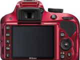 Nikon D3300 (red) back view