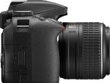 Nikon D3300 (black) side view