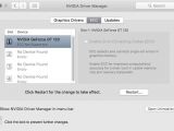 NVIDIA Driver Manager on OS X