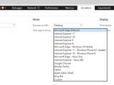 Changing the user agent string in Microsoft Edge