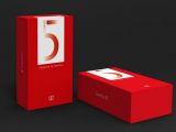 OnePlus 5 retail box in red