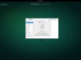 openSUSE 13.2 file manager with GNOME 3.14