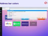 Address bar colors