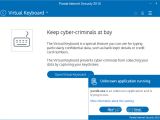 Panda Internet Security 2016: Only the virtual keyboard was identified by the application control module in Softpedia tests