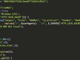 Decrypted malware downloader code