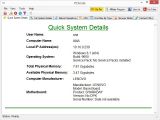 Check out quick system details