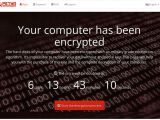 Petya ransomware payment site