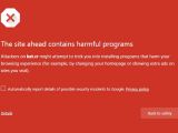 Malware alert when visiting Kickass Torrents in Chrome