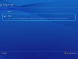 PlayStation 4 firmware update 3.0 type choices