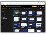 Click the play button to load a movie in the browser built-in media player of Plex Media Server