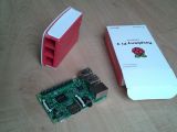 Raspberry Pi 3 Model B with case