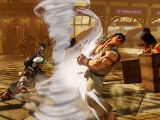 Rashid's whirlwind in Street Fighter V