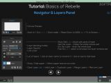 Check out details about the Navigator and Layers panel via the integrated tutorial