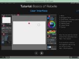 Learn to work with Rebelle using the built-in tutorial