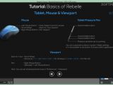 Find out more about tablet, mouse and viewport options using the integrated tutorial