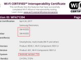 WiFi certification for refurbished Galaxy Note 7