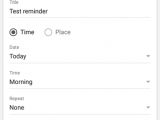Google Now makes it easier to set reminders