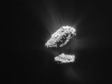 A view of the comet