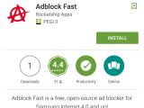 Adblock Fast on Google Play Store