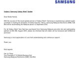 Samsung announces delayed launch of Note 7 in Malaysia