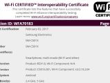 Samsung Galaxy C5 Pro Wi-Fi certification