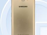 Back view of the Galaxy C9