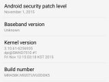Android 6.0 Marshmallow running on Galaxy Note 5