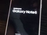Samsung Galaxy Note 5, starting up
