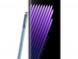 Leaked render of the Note 7 with S Pen blue variant front view