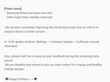 Nougat beta notices on Galaxy S7