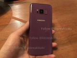 Back view of Galaxy S8 in purple