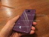 Back panel on alleged Galaxy S8 in purple