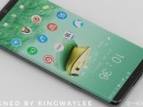 Curved-display on Galaxy S8