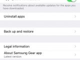Samsung Gear Manager on iOS