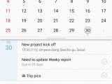 Samsung Focus comes with built-in calendar