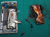 Burned Galaxy Note 7