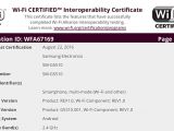 WiFi certification for Samsung SM-G5510