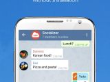 Socializer doesn't require you to install apps to use them