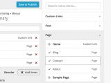 The new edit&preview feature in the menu of WordPress 4.3