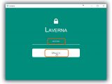 Enter the password to unlock Laverna