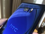 Back view of the blue HTC U Ultra